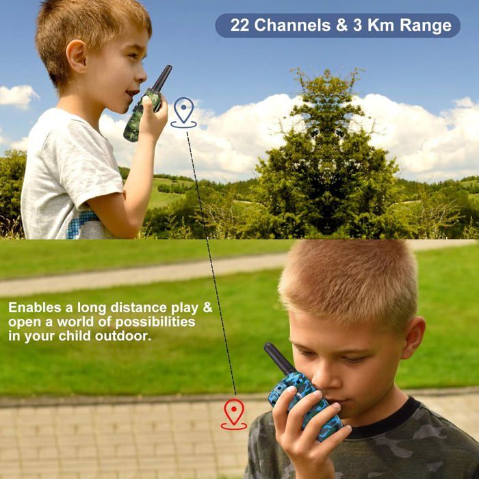 Talkies-walkie longue portée - Aventures à 500 m pour les enfants Talkies-walkie longue portée - Aventures à 500 m pour les enfants