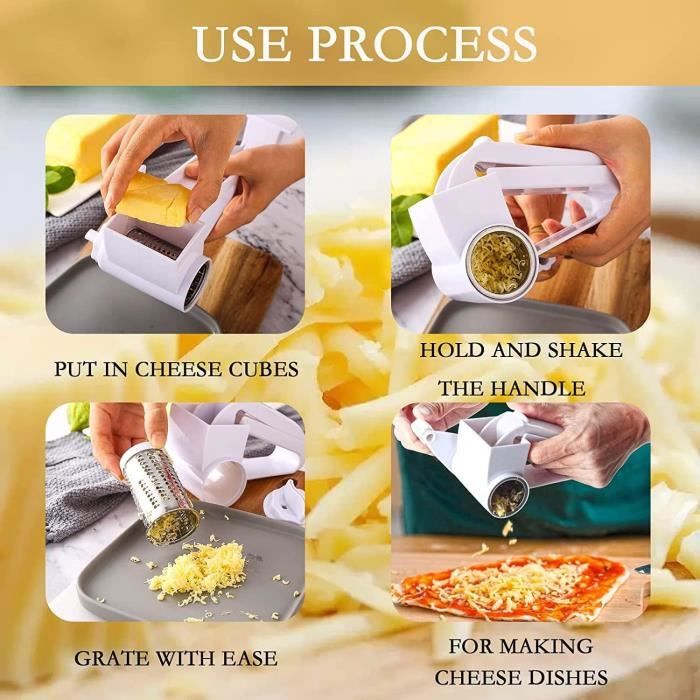 Râpe à fromage à manivelle râpe à noix Gadgets de cuisine Râpe à fromage  manuelle