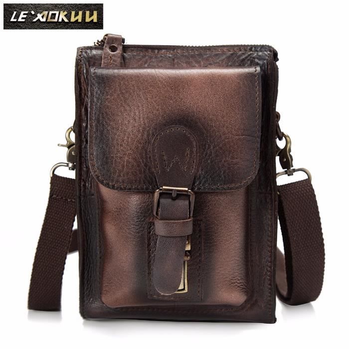 Sac Bandoulière En Cuir Souple Bleu Marine VERA PELLE - Neuf (cadeau Non Désiré)
