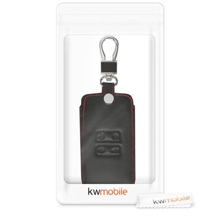 Kwmobile Accessoire clef de voiture pour Renault - Coque de clé de