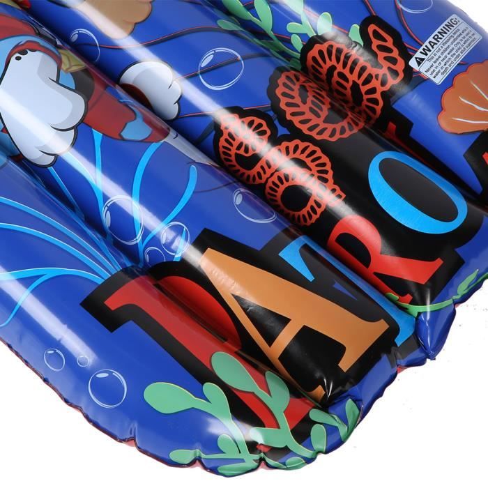 Planche De Surf Gonflable Enfant – Bodyboard Léger Avec Poignées – 72x52x15 Cm – Tissu Oxford + PVC – Natation Et Jeux Aquatiques
