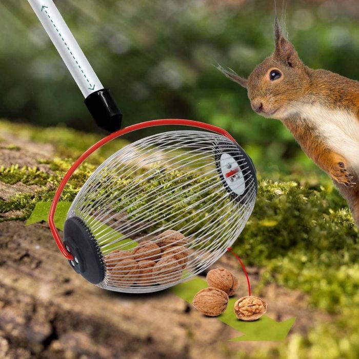 Rouleau Supérieur De Ramassage De Noix | Outil De Collecte De Noix De Pécan – Outil De Ramassage De Noix Avec Poignée Réglable, Récolteur De Balles Pour Noix De Pécan, Châtaignes, Glands