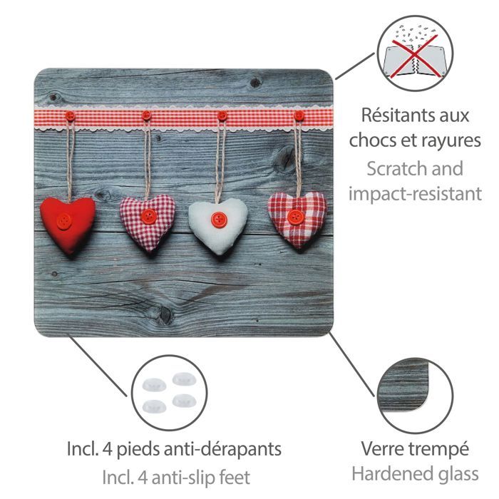 ARTHUB® Crédence De Cuisine En Verre 60x60 Cm, Fantastic