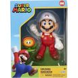 Figurine - JAKKS PACIFIC - Super Mario Bros : Mario de Feu - 10 cm-0