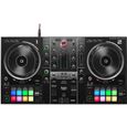 HERCULES DJCONTROL INPULSE 500 - Contrôleur DJ - Interface audio et mixeur hardware intégrés - 16 pads rétroéclaires (RGB) - Noir-0