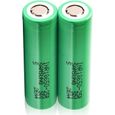 Authentic Samsung INR 18650-25R 3.6V 2500mAh Rechargeable Battery (2 pièces)-0