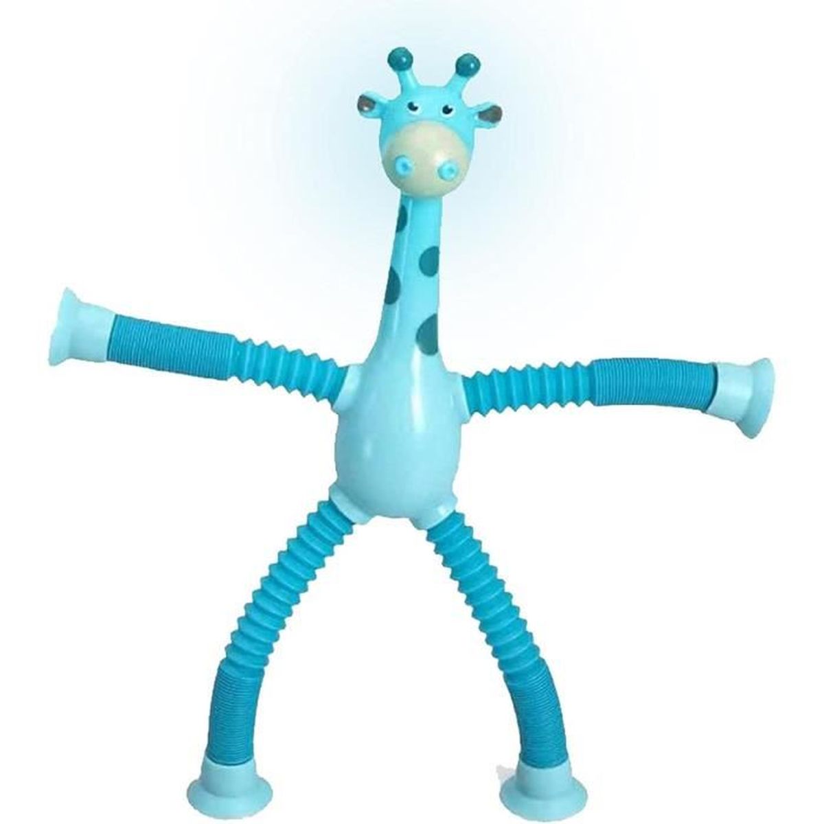 4 Pièces Jouets Robot à Ventouse Télescopique Pop Tube – Jouet Sensoriel Extensible Anti-Stress Super Amusant Pour Enfants