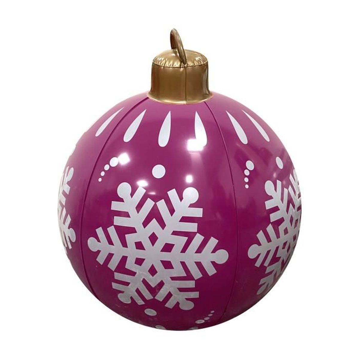 Boule de Noel Geante 60cm, Boule de noël pour extérieur Gonflable, Decoration de Noël pour la 