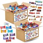 PRO DISTRI BOX GOURMANDE NOEL | Assortiment de 2×100 bonbons au chocolat Célébrations, Kinder, Milka, Daim, Toblerone |2x780g