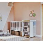 SAUTHON Lit Combiné - 120x60cm - Evolutif en 90x190cm - Babyprice Smile - Hêtre