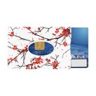 Etui rigide 1 carte couleur motif prunier - Color Pop - France