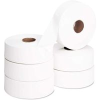 6 Rouleaux Papier Toilette Maxi Jumbo - 350 Metres - 2 Plis - 8,8 x 25 cm[94]
