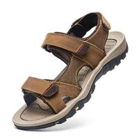 Sandales pour hommes chaussures de plage sportives dcontractes sandales de randonne extrieures brun