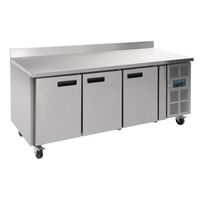 Table réfrigérée négative GN1/1 - POLAR - 3 portes - Acier inoxydable - 750W
