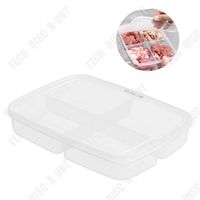 TD® Sous-boîte alimentaire rangement réfrigérateur avec couvercle boîte de rangement compartiment étanche superposé boîte de