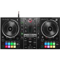 HERCULES DJCONTROL INPULSE 500 - Contrôleur DJ - Interface audio et mixeur hardware intégrés - 16 pads rétroéclaires (RGB) - Noir