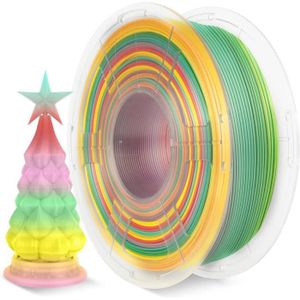 FIL POUR IMPRIMANTE 3D Filament Rainbow PLA, Filament d'imprimante 3D Mul