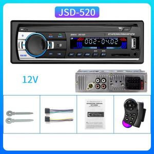AUTORADIO 520 contrôle - Autoradio, lecteur MP3, USB, carte SD, Bluetooth, récepteur FM, 12V, WMA-WAV, EQ, bon marché,