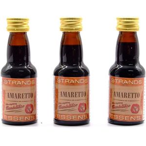 ASSORTIMENT ALCOOL Amaretto (Almond) 3x25 ml - sans alcool | Essence 