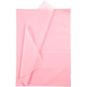 Paquet de 480 feuilles papier de soie rose 50x75cm