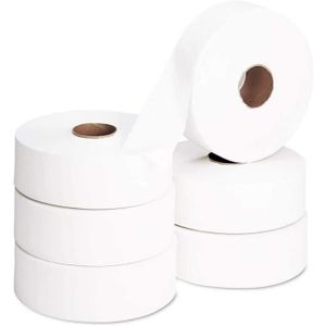 PAPIER TOILETTE 6 Rouleaux Papier Toilette Maxi Jumbo - 350 Metres