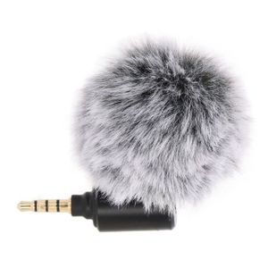 MICROPHONE FAN-Microphone de téléphone Smartphone Microphone plastique métal 90 degrés réglable réduction du bruit photo externe 3,5 mm