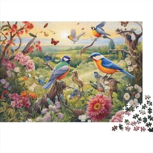 PUZZLE Oiseaux Et Fleurs Puzzles Pour Adolescents Adultes