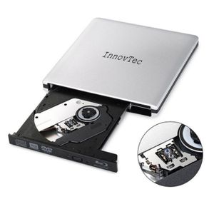 LECTEUR - GRAVEUR EXT. INN® Lecteur cd portable graveur externe blu-ray d