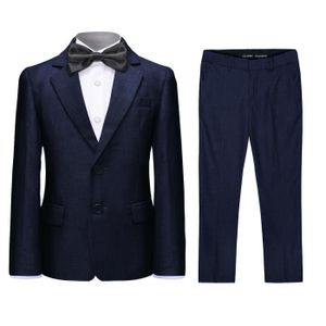 Pantalon Garçon Costume Occasions Spéciales 12 18 24 Mois 2 3 4 5 6 ans bleu marine noir