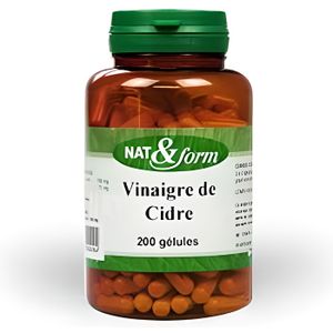 Laboratoire SYSNAT Vinaigre de Cidre + Gingembre - 60 gommes Made in France  à prix pas cher
