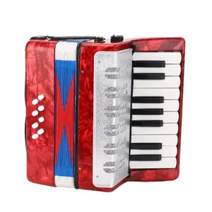 Accordéon 10 Touches Pour Enfants - Instrument Musical Portable ABS, Cadeau Idéal Garçons Et Filles