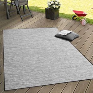 TAPIS D’EXTÉRIEUR Tapis Extérieur Balcon Terrasse Gris Rose Vert Cou