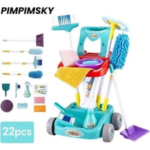 Aspirateur Jouet Enfant Balai Brosse Plastique Bleu 111558 - Cdiscount Jeux  - Jouets