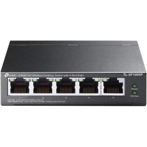SWITCH - HUB ETHERNET  TP-Link PoE Switch 5-Port 100 Mbps, 4 PoE+ ports u
