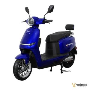 SCOOTER Veleco Sparky - scooter électrique pour 2 personnes avec batterie lithium-ion BLEU
