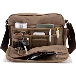 BESACE - SAC REPORTER Chaud ! Hommes de haute qualité multifonction toile sac voyage occasionnel Bolsa Masculina hommes sac bandoulière Messenger sacs