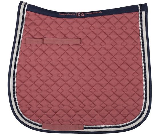 Tapis de dressage Crystal en suédine marron Tapis de selle