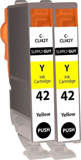 Encre Recharge Octopus 500ml Jaune Compatible Canon CLI-42 Y Yellow Pixma Pro 100