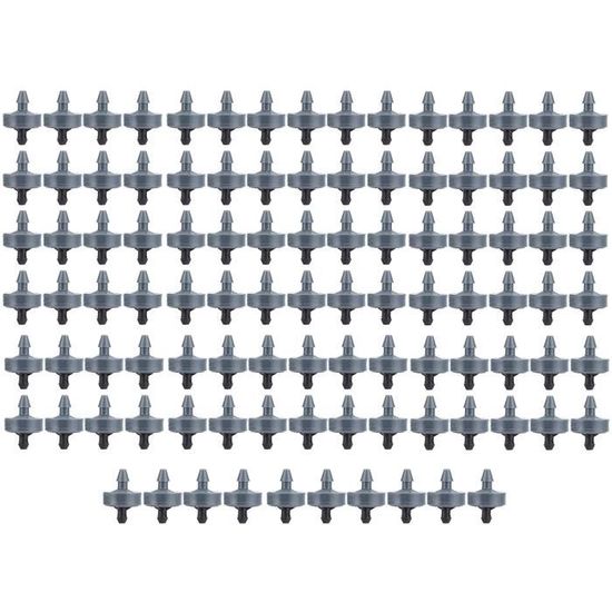 100 Pièces  Bleu Goutteur D'irrigation, 360 Degrés Adjustable Micro Sprinkler Pour 14 4 6mm Tube Dirrigation Pour Lirrigation De Pelouse De Serre De Jardin 76029283
