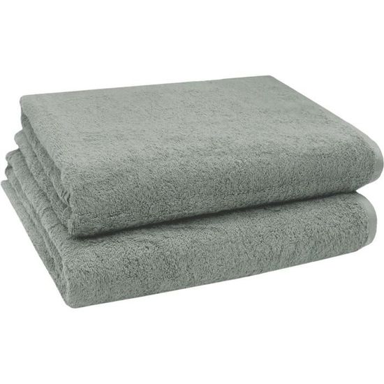 Set De 6 Serviettes De Toilette ZOLLNER - Coton 500 G/m², 50x100 Cm, Gris, Certifié Oeko-Tex - 8