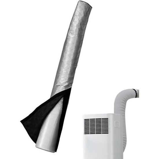 Manchon Isolant Pour Tuyau De Climatiseur Mobile - Taille Universelle 5'' Et 6'', Longueur 59 Pouces, Aluminium
