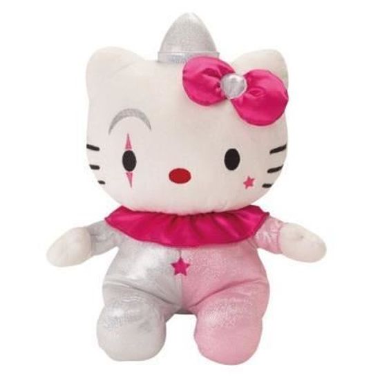 hello kitty clown plush