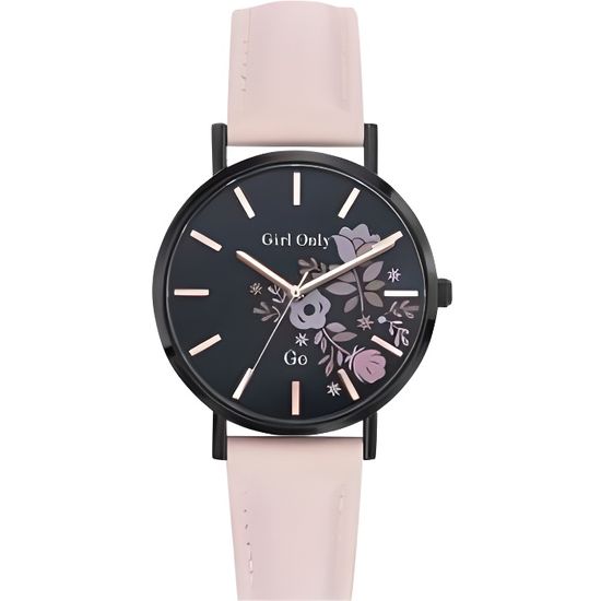 Montre Go Femme Cuir Rose 699009