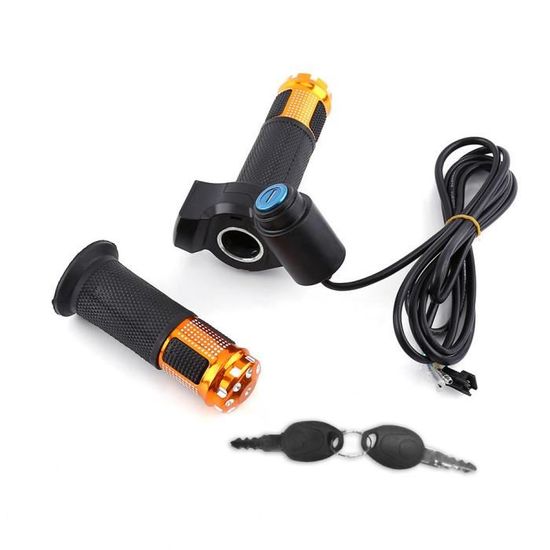 Accélérateur Demi-Torsion 36V Pour Vélo électrique Et Scooter – Avec Indicateur De Batterie – Installation Facile