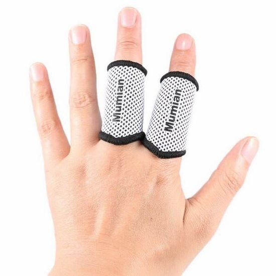 Protège-Doigts Élastiques Yolev - Lot De 10 - Soutien Et Antidouleur Pour Sport Et Arthrite