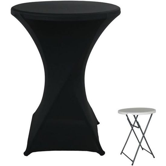 Teruntrue Lot De 6 Housse Mange Debout 80x110 Blanc Nappe Mange Debout, Nappe De Table Mariage