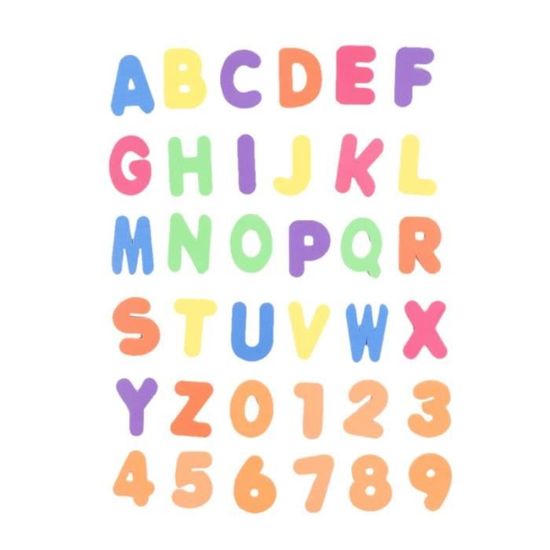 Lettres et Chiffres de Jouet de Perles pour enfants,Perles jouets pour