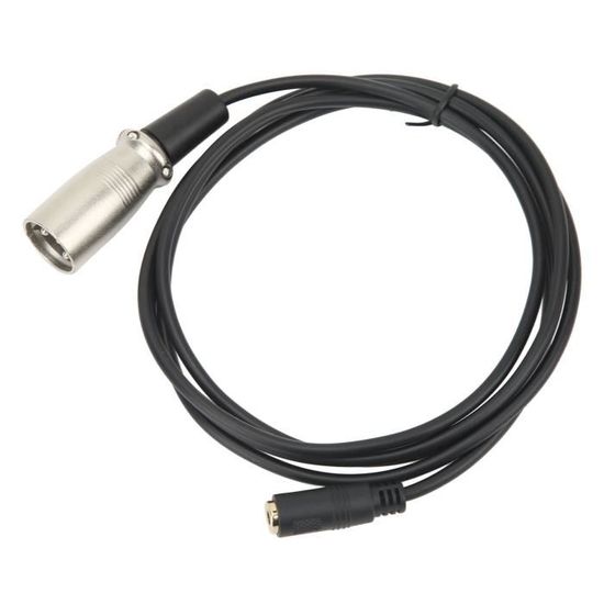 PNGKNYOCN Câble Audio 1/4 Vers XLR - Adaptateur XLR 3 Broches Femelle Vers Stéréo 6,35 Mm TRS Femelle 0,3M - Connexion Pro