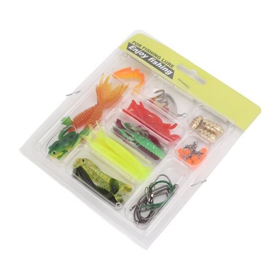 Ensemble 10 Leurres Pêche Avec Cuillères Rotatives Et Appâts Plumes - Truite Bar Brochet + Étui