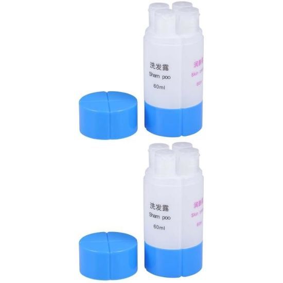 Flacons Voyage Avec étui Cuir Et Porte-clés - Lot De 2, 30ml, Réutilisables Pour Parfum, Gel, Cosmétiques - 3